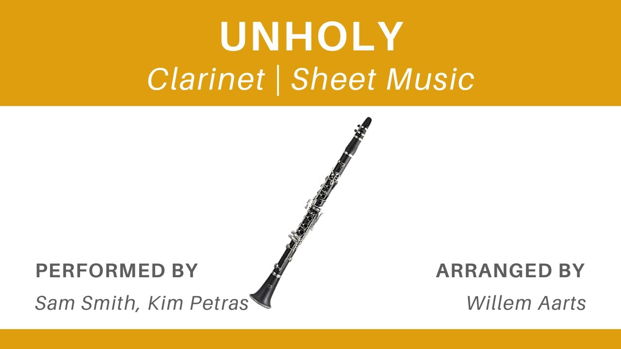 Unholy Sam Smith, Kim Petras Sheet Music YouTube