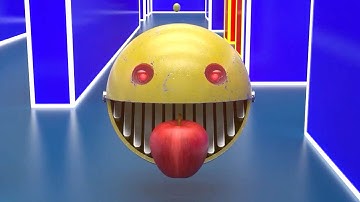 Pacman vs Robot Cat and Spiky Monster: Epic Adventure Through the Dangerous Labyrinth