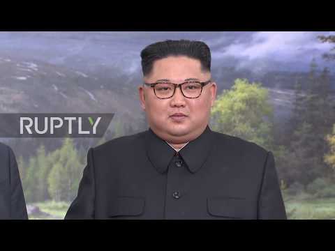 Korean DMZ: North and South Korean leaders meet in Panmunjom