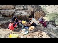 The taste of fried eggs with nomads nomad life iran