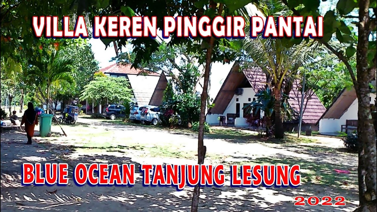 Прохладная вилла у пляжа | Голубой океан Танджунг Лесунг