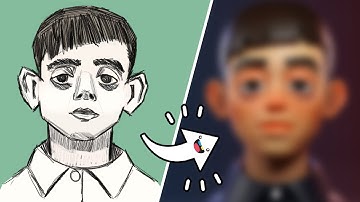 2D to 3D! Sculpting My Own Sketch ✏️ From Start to Finish! ✏️