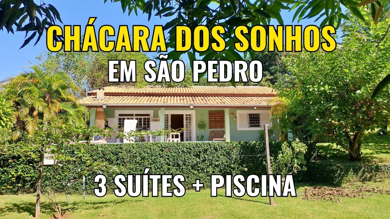 Chácara Exclusiva no Reservas do Jardim Botânico | São Pedro, SP