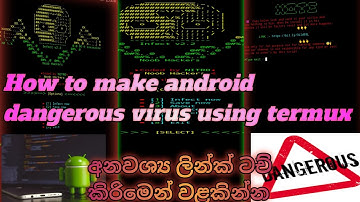 How to make android dangerous virus using termux with phone🖖
