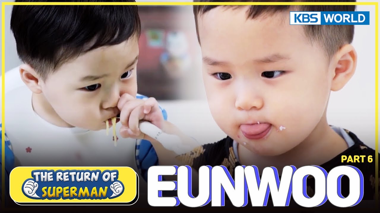 [IND/ENG] Superman BEST🏆 | EUNWOO Part. 6 - Mukbang Kongguksu & Yugwa, Suapin Ayah, 