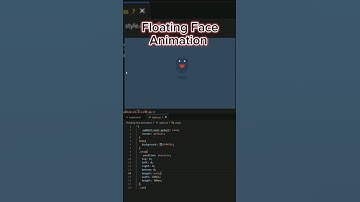 Floating Face Animation HTML CSS #shorts #face