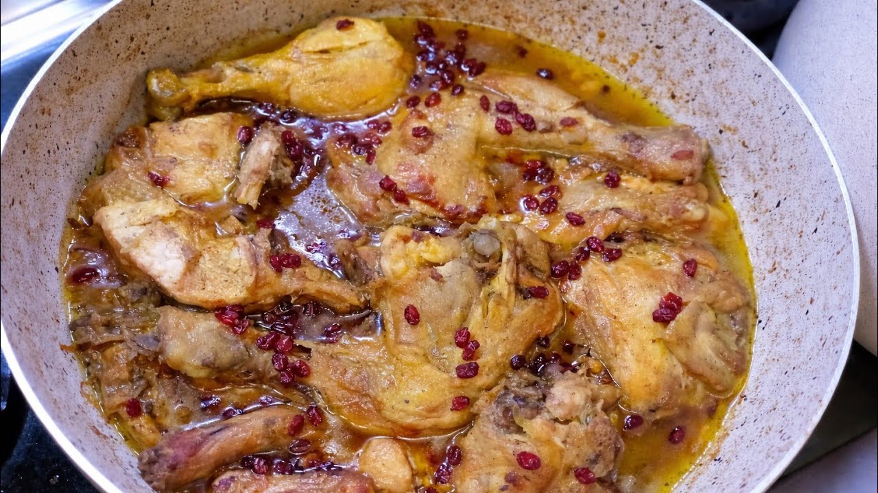 الباقالي پلو بالزعفران مع الدجاج 😋 طريقة تجعل كل شخص يطلب المزيد!