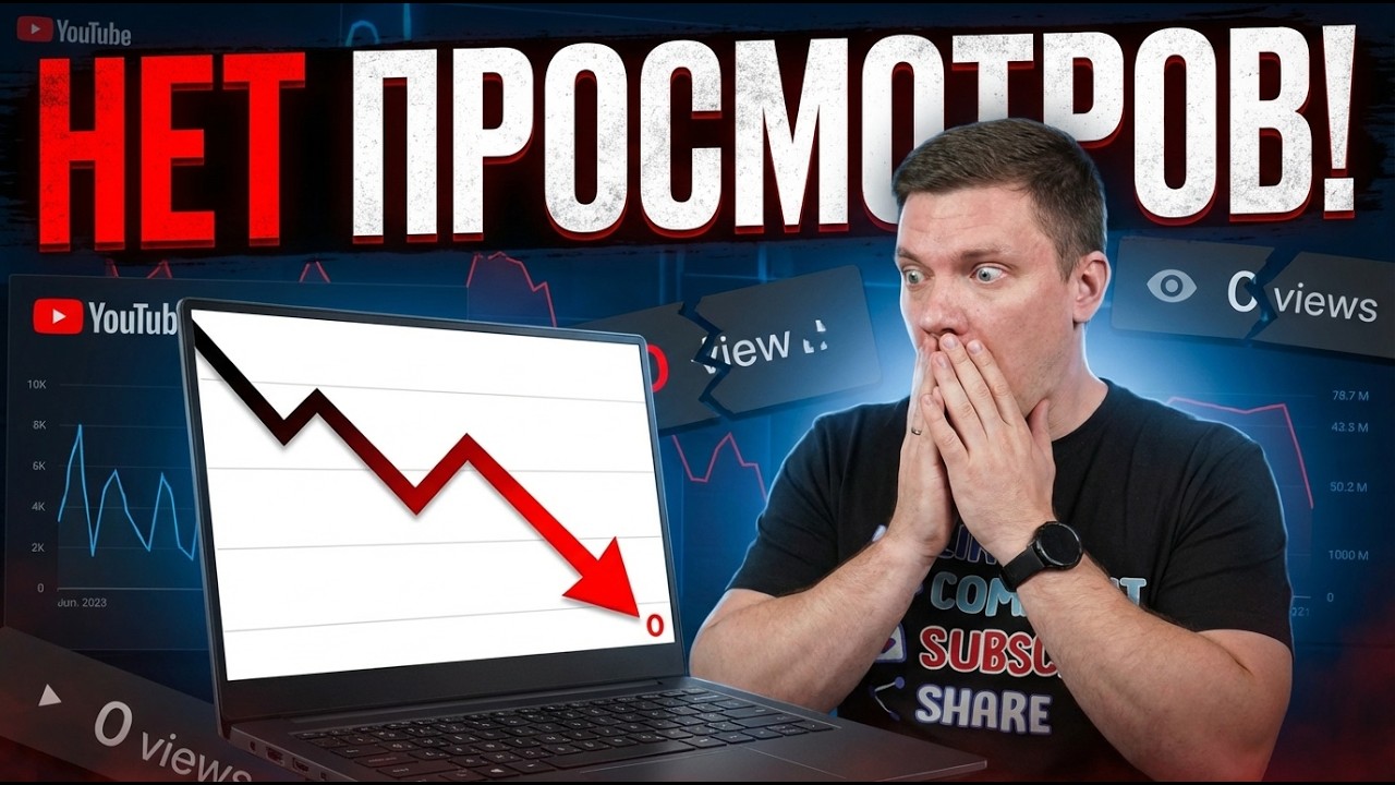 Короче сделай эти несколько вещей с твоим ютуб каналом... вот почему у тебя нет просмотров