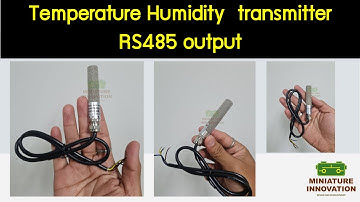 เซนเซอร์วัดอุณหภูมิ กับความชื้น ขนาดเล็ก RS485 MODBUS RTU | VMS-300-WS N01-MW : miniature innovation