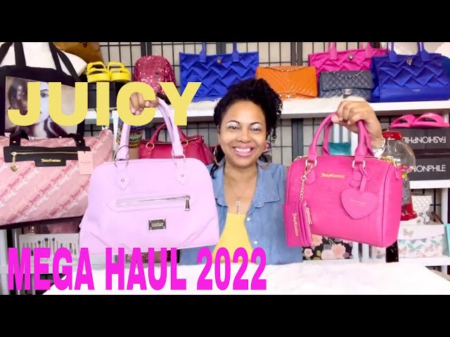 Juicy Couture Bag Collection 2022 Mega huge Haul 2022 Juicy Couture Speedy  Satchel Daydream Satchel 