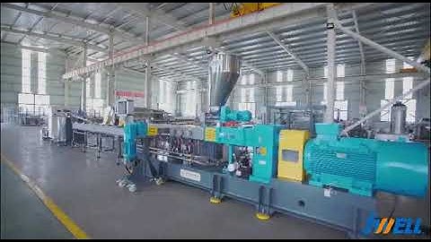 Jwell Twin-screw Extruder Compounding Pelletizing line