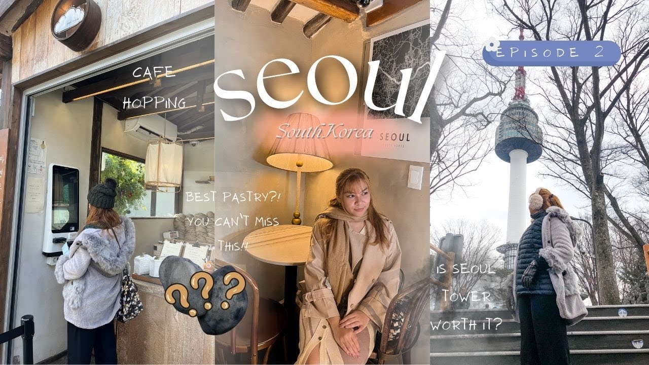 Seoul 2025 ep. 2 — Cafe Hopping, Lost in Myeongdong? Seoul Tower, Insadong