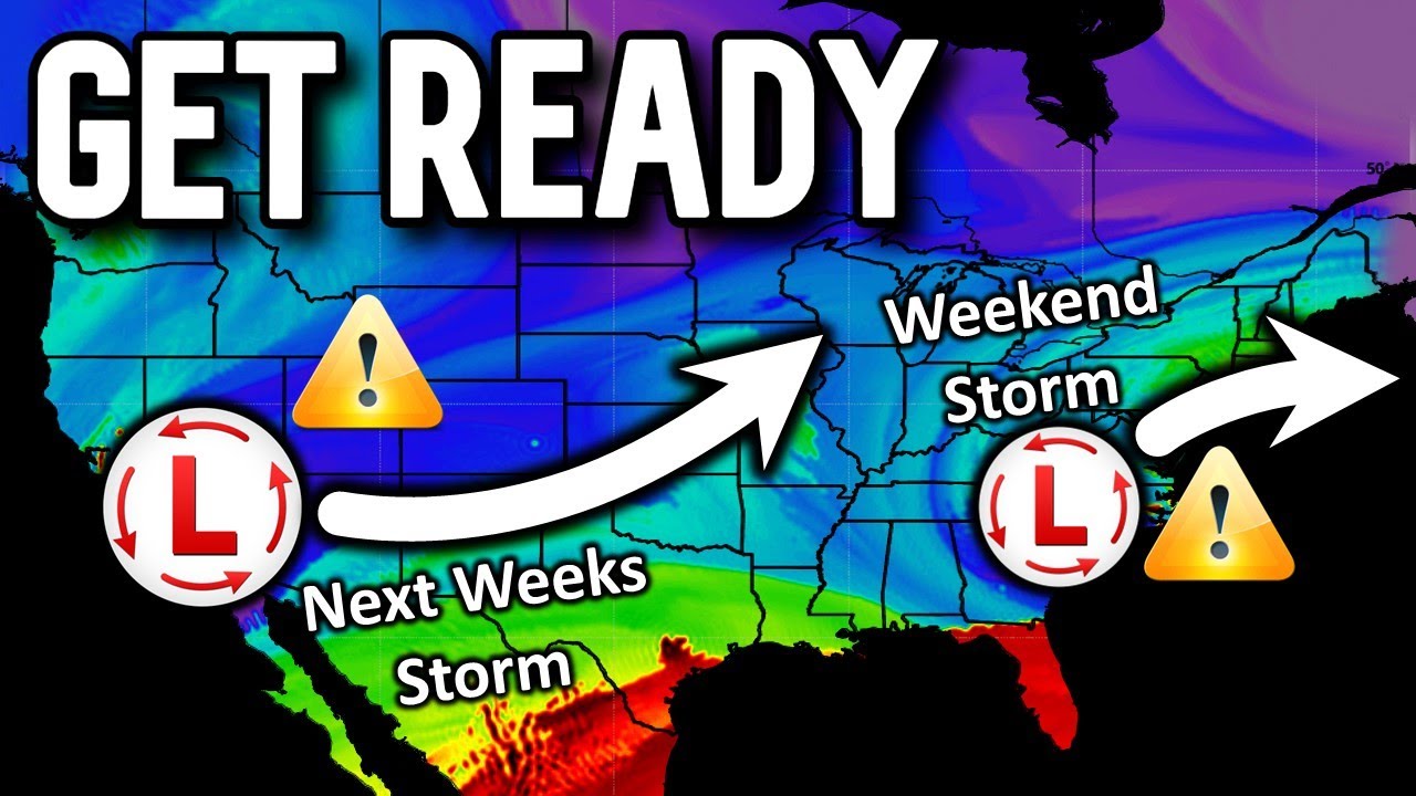 This Weekends Storm Looks Strong & More Storms Next Week... - YouTube