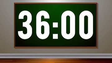 36 Minute Timer with Pop Music For Kids 🎵 Fun Timer for Classrooms, School, Home, Studying