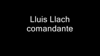 ♫ Lluís Llach - Comandante chords