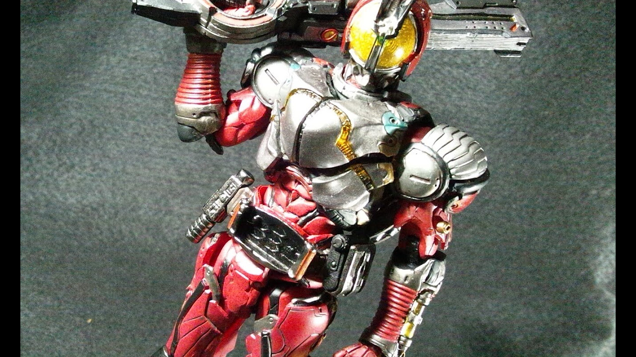 S.I.C.仮面ライダーファイズ　ブラスターフォーム　オートバジン　3体セット リサイクルショップ ふじひろ / 【S.I.C.】vol.29 仮面ライダー