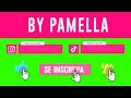 Pack redes sociais BY PAMELLA   instagram, inscreva se, tik tok, by Pamella