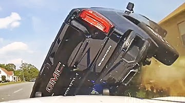Dashcam Footage Shows Wild End to Police Pursuit in Little Rock, Arkansas