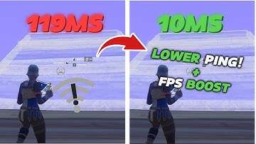 How To Get "0" Ping In Fortnite Chapter 5 (TUTORIAL)