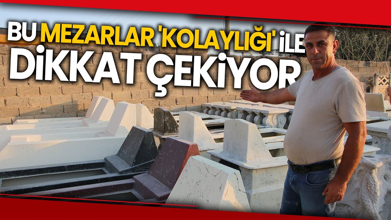 Yaklaşık 10 Dakikada Kurulan Kompozit Mezarlar 90 Yıllık Ömürleriyle Dikkat Çekiyor