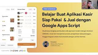 How to Build &amp; Sell a Cashier Web App with Google Apps Script + OKEGAS