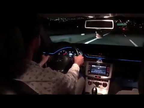 Ew Cawen Reş BelekPassat Snap Gece Top speedHız Araba Snapleri