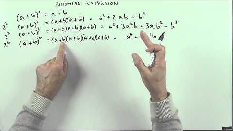 Binomial Expansion (part 1) - Formula