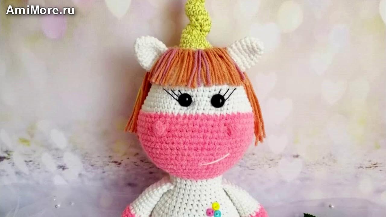 Амигуруми: схема Единорожка Лилу. Игрушки вязаные крючком - Free ...