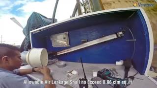 Ventanar - Unitized Facade Air Test