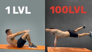 Abs Exercises  From 1 Lvl To 100 Lvl  | Check Your Level !