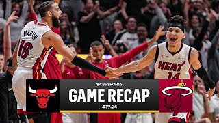 Heat ROUT Bulls To Clinch 8-Seed In East, Will Face Celtics In Playoffs I FULL RECAP I CBS Sports