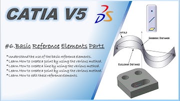 CATIA V5: Basic Reference Elements Part1: Points #catiav5  #3dexperience  #cadcam
