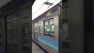 中央本線211系 韮崎駅 列車発車