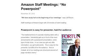 Six page memo video