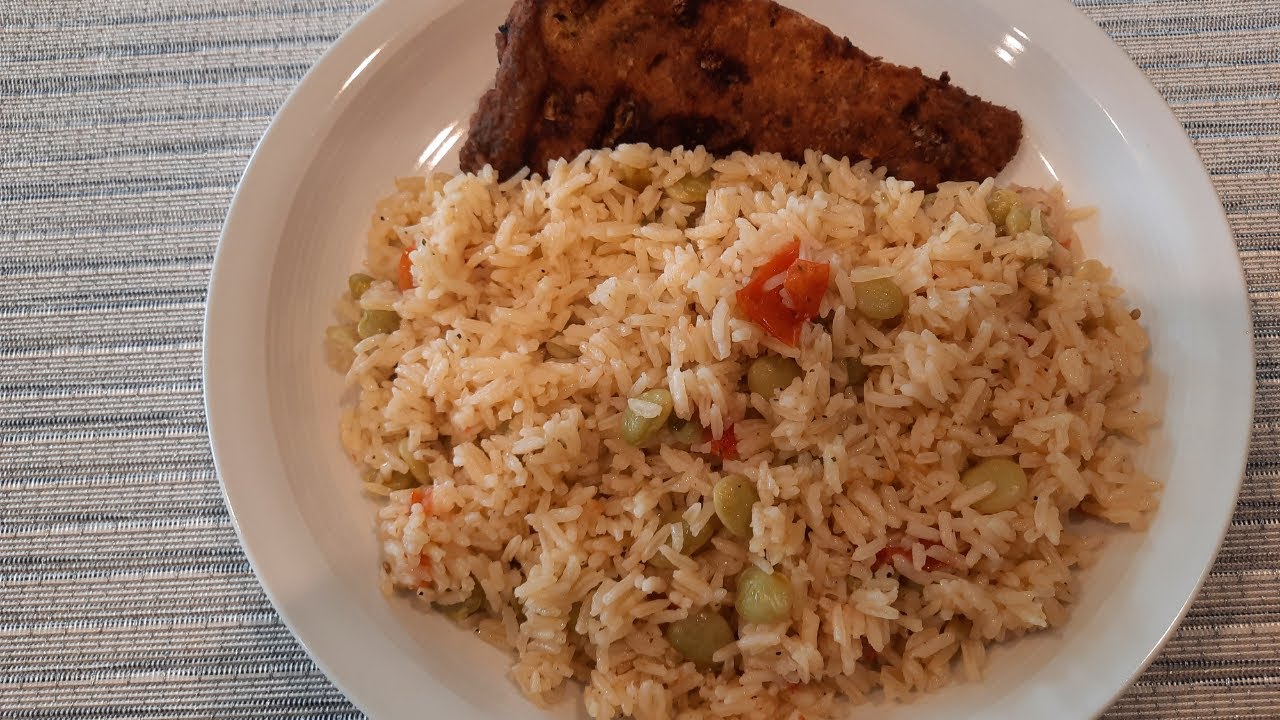 HOW TO MAKE RICE WITH LIMA BEANS YouTube