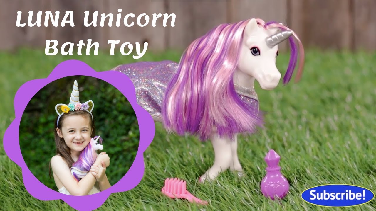 unicorn bath toy