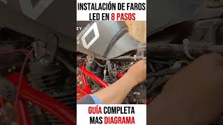 Luces LED para motos #accesoriosmoto #farosauxiliares #conectarlucesled #instalarfarosled #Davidfrey