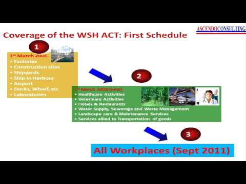 WSH Act Reduce Unsafe workplace