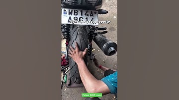 Pulsar 220F modified Big size Tyre #pulsar220 #rider #custombike #automobile #motorcycle