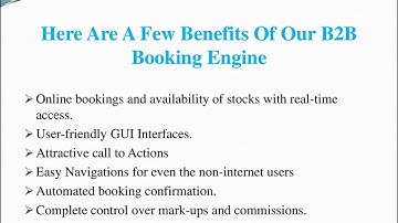 B2B Booking Engine
