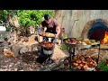 How do people live in the holy land old cooking methods in our village