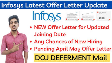 Infosys Joining Date Postponed | Infosys Offer Letter Delay | Infosys Joining Date for 2022 Batch