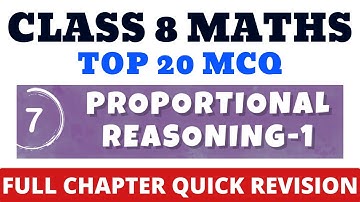 Best MCQ Class 8 – Proportional Reasoning – 1 | Ganita Prakash Class 8 MCQ