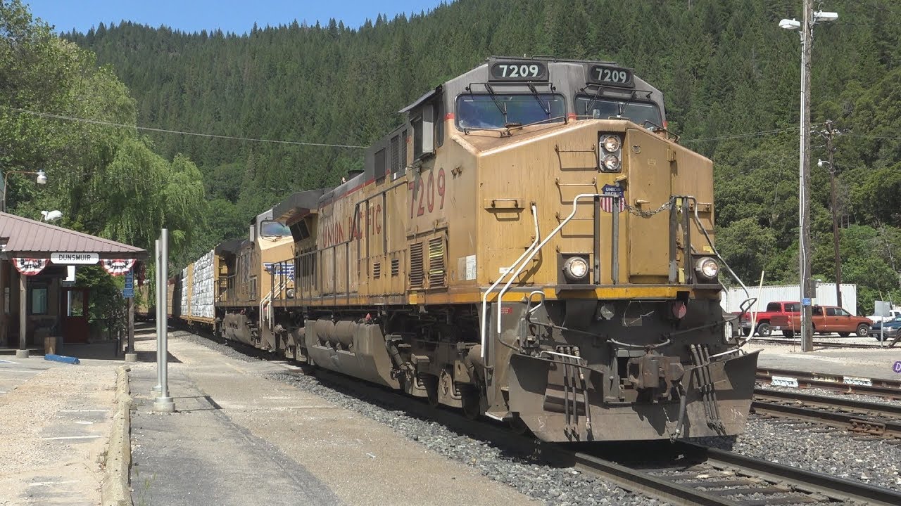 Railfanning Dunsmuir (w/ Crew Changes) - 5/18/18