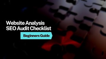 Website Analysis SEO Audit Checklist | Using the All in One SEO Pack