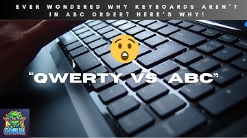 “Why Do We Use QWERTY Keyboards Instead of ABC? 🤔 | The Secret History of Typing”