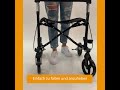 Dunimed Premium Leichtgewicht Rollator (zusammenfaltbar)
