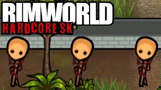 Putting Our Enemies Heads to Good Use | Rimworld: Hardcore-SK #3