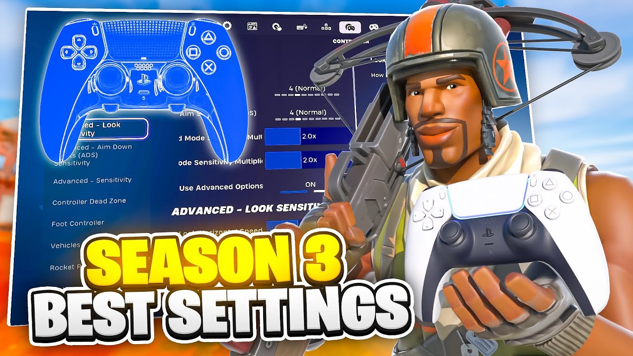 *NEW* BEST Controller Settings For Fortnite Chapter 5! (PS4/PS5/Xbox/PC)