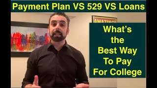 How to pay for college Payment Plans VS 529 Plans VS Student Loans